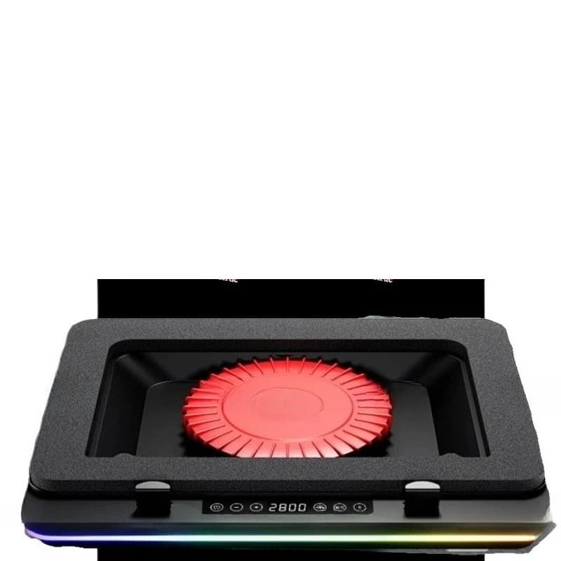 GT600 Air Pressing Laptop Cooler, 14CM Large Turbo Fan Dustproof Cooling Base Stand,Compatible With Up To 18Inch Gaming Notebook