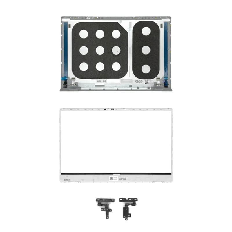 Per Dell Inspiron 14 5401 5402 5405 Nuovo Case Superiore per Laptop 0WK1KG, Cover Posteriore Schermo LCD, Cornice Anteriore, Cerniere, 14.0 Pollici, Metallo Argento