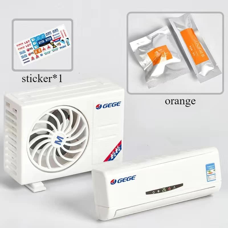 Solar Powered Car Air Freshener Creative Air Conditioner Shape Auto Vent Perfume Long Lasting Lemon & Lavender Scent