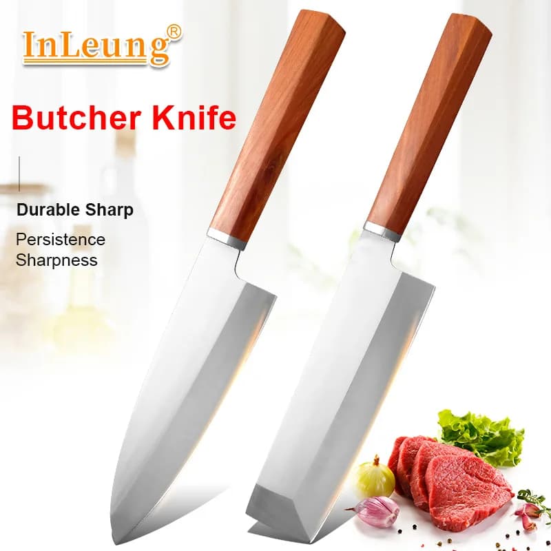 Coltello da Chef Kiritsuke Stile Giapponese, Affettatrice per Sushi, Sashimi e Salmone, Coltello Affilato per Tagliare Carne e Pesce, Coltello Professionale da Cucina