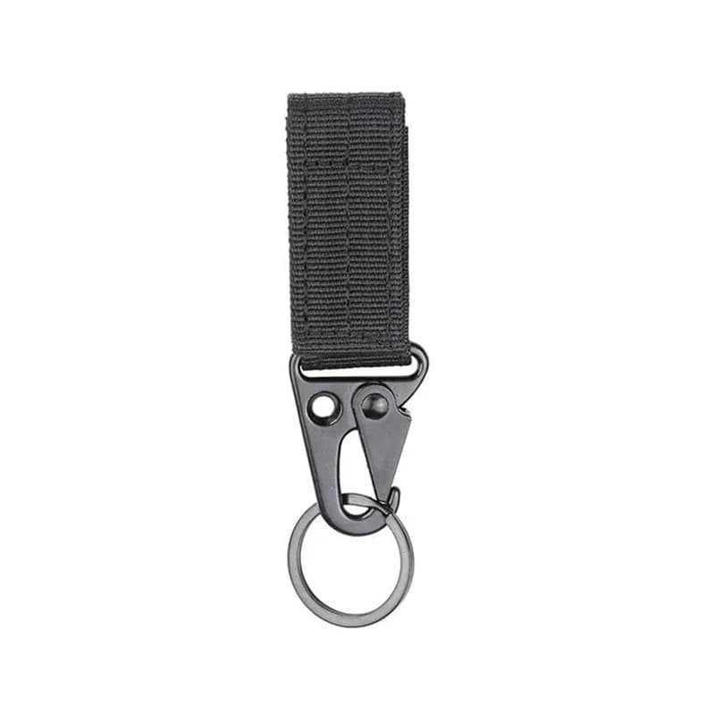 Fibbia tattica Molle con clip Cintura in nylon ad alta resistenza Portachiavi Moschettoni Gancio con fibbia per escursionismo Arrampicata Campeggio