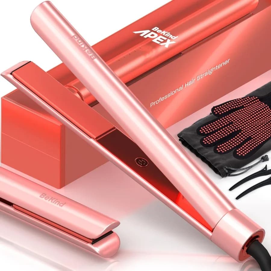 Piastra per capelli Apex 2-in-1 da 1' 460 ° Piastra e Arricciacapelli per Tutti gli Stili di Capelli, Tecnologia Ultra Smooth, Riscaldamento Rapido in 15 Secondi