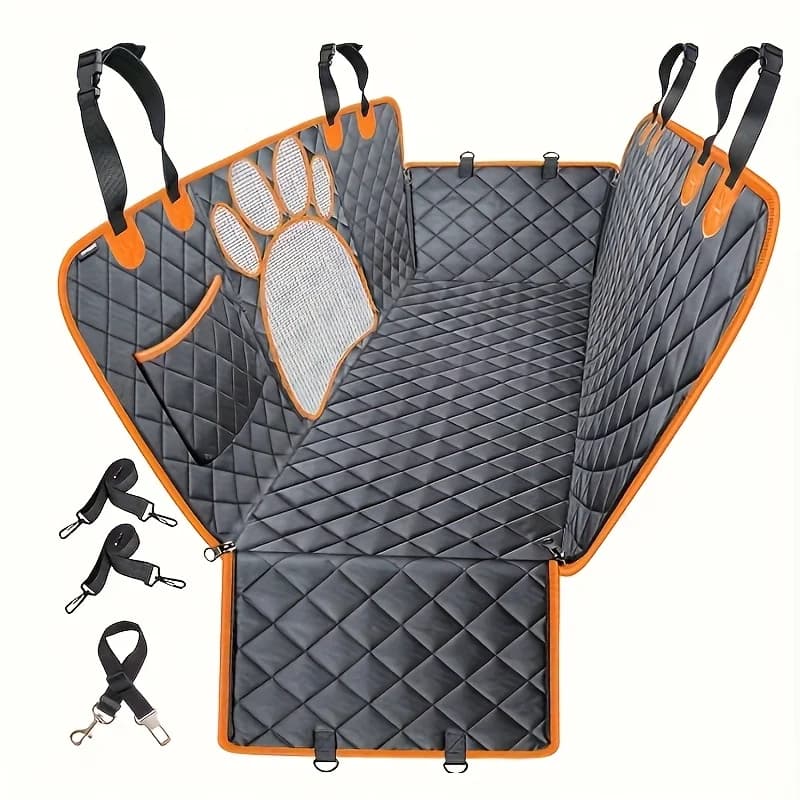 Coprisedile per cani, Coprisedile per cani da compagnia, Amaca Resistente ai graffi Antiscivolo Durevole Coprisedile posteriore morbido per animali domestici per auto, Tr