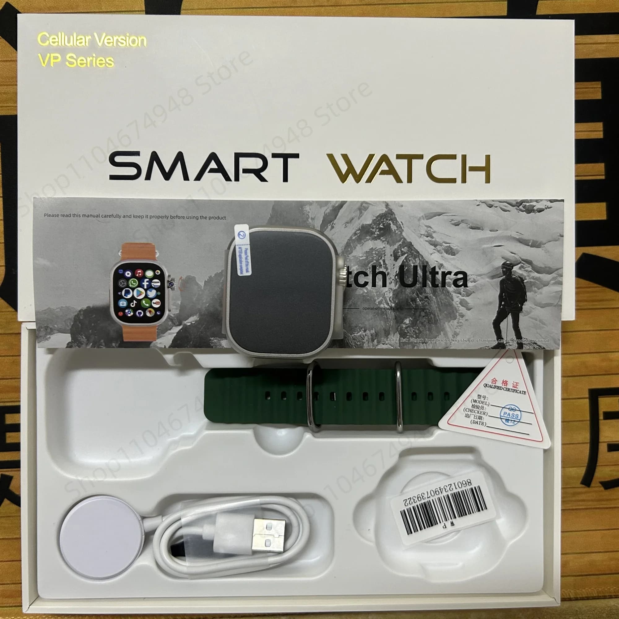 DW100 Pro Smartwatch fingerprint unlocking control Smart Watch 256 GB storage ROM Download free 2,29 inch GPS WIFI app