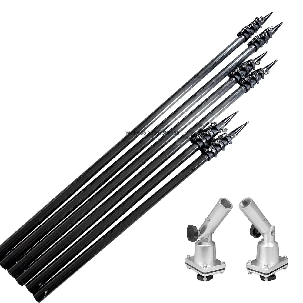 3k woven carbon fiber extension tube produced in China for cleaning or fishing rod with attachment