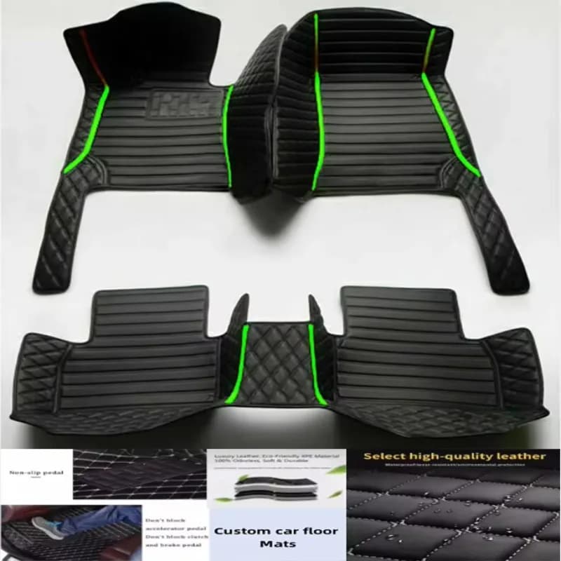 5D Leather Waterproof Custom Car Mats for Dodge Journey 2008-2023 Years Car Mats Piede Coche Accessories Covers
