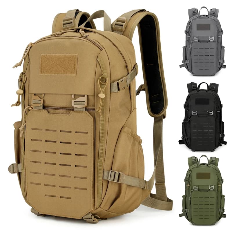 Outdoor tactical backpack for camping, climbing, travel, hiking, Molle bag, trekking backpack, hunting, hiking sticks