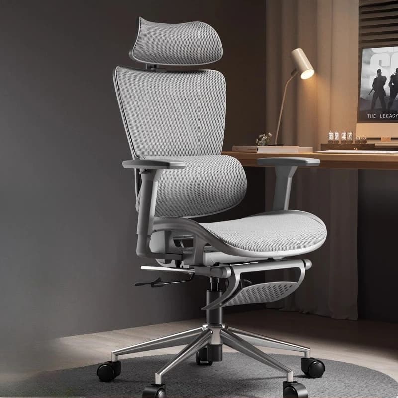 Sedia ergonomica per computer Poltrona da ufficio Poggiapiedi Sedie da gioco Sedia per PC per adulti Chaise Bureau Scrivania per giocatori Sedia rilassante