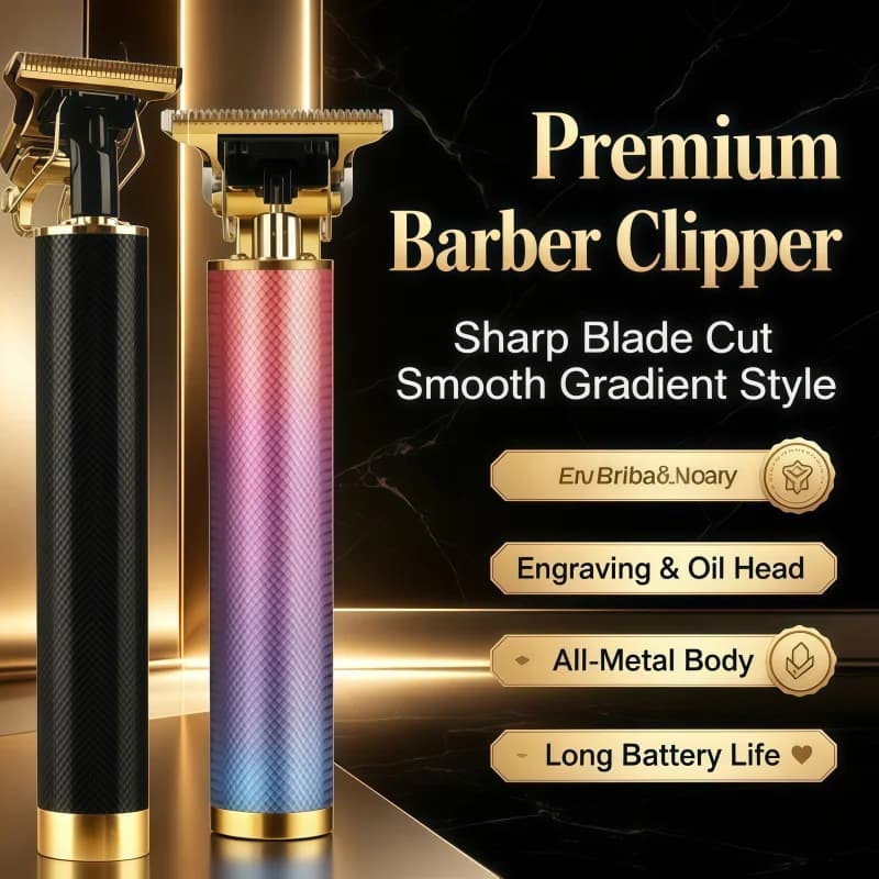 2026Hot Sale Electric Hair Cutting Machine Vintage T9 Clipper Hair Rechargeable Man Shaver Trimmer For Men's Barber Professional