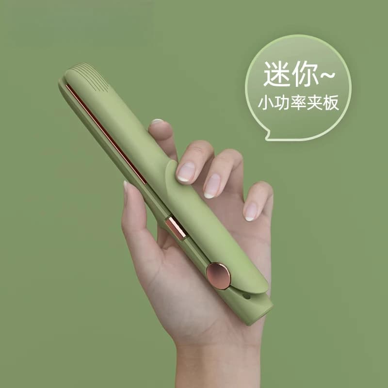 Small stretcher for smooth hair curls mini double purpose plate clip small fringe iron curls negative ions do not damage hair