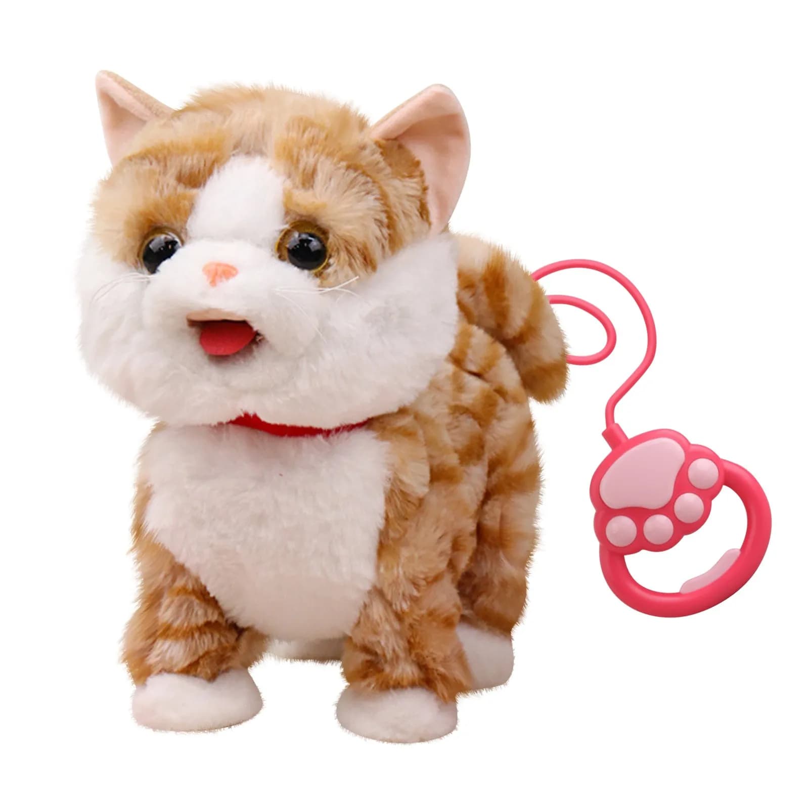 Robot Cane Controllo del suono Cane interattivo Giocattoli elettronici Peluche Cucciolo di animale domestico Passeggiata Corteccia Guinzaglio Teddy Giocattoli per bambini Regali di compleanno