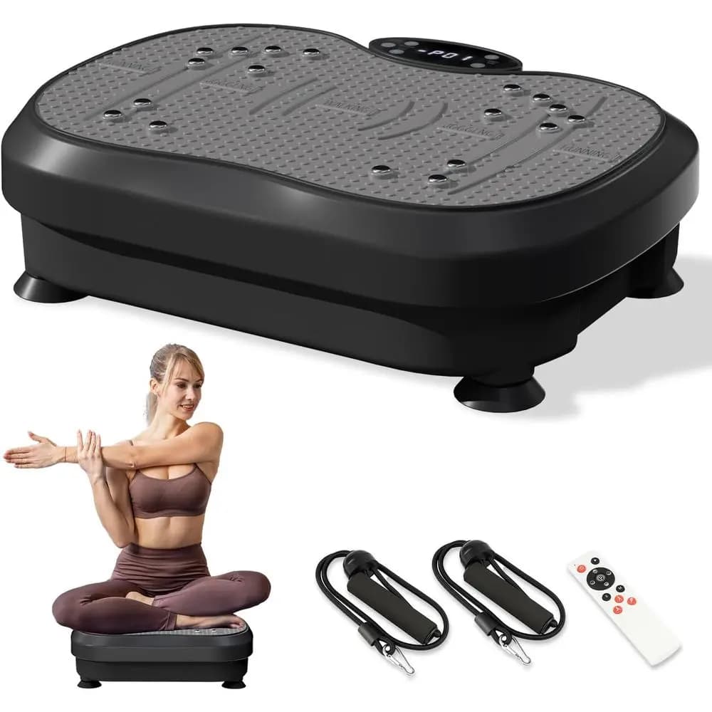 Pedana Vibrante per Drenaggio Linfatico e Allenamenti Fitness - Ideale per Perdita di Peso e Allenamento in Palestra