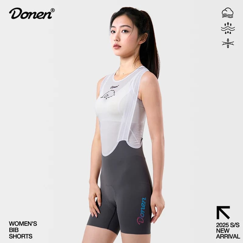 DONEN Cycling Shorts for Women, Summer, Highly Elastic, Breathable, with Urti Absorption, MTB and Road Bike