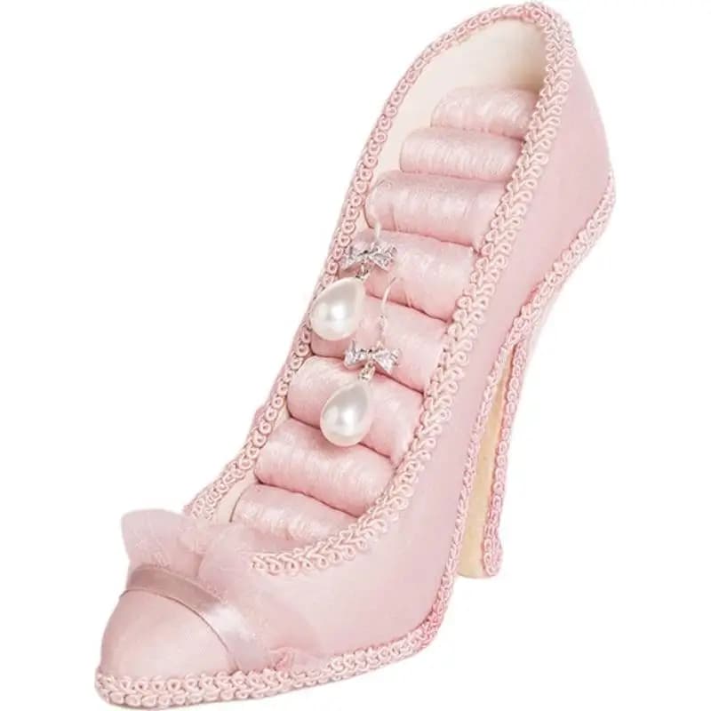 High Heeled Shoe Shape Jewelry Display Rack Stand Holder Earrings Metal Organizer Storage Organizer Gift For Women Jewelry Stand