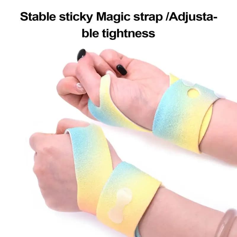 Tutore di supporto per il polso Fascia da polso elastica ultrasottile Cinghia di compressione colorata per yoga per uomo Donna Tutore per tunnel carpale regolabile