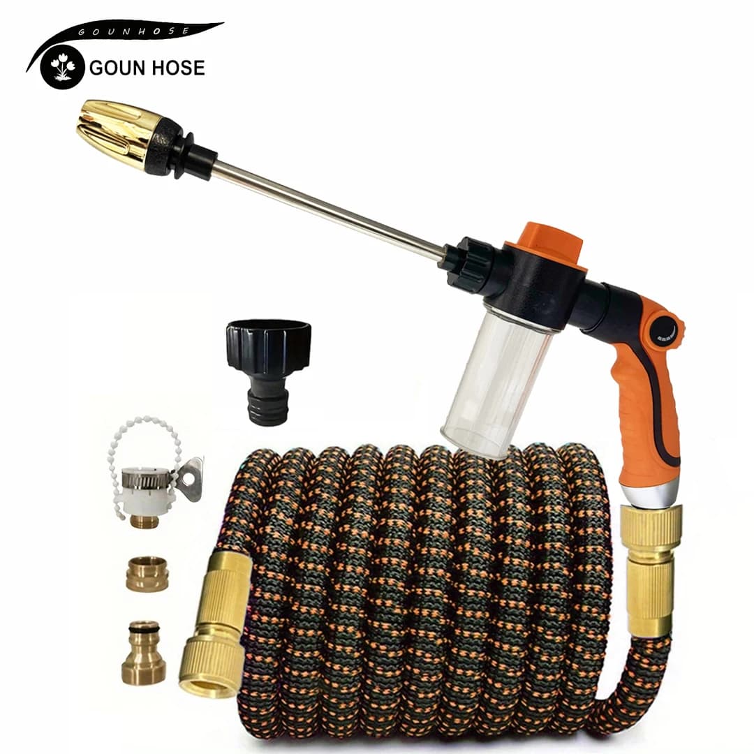 NEW Garden Tube Retractable, Garden Extensible Tube Diameter 1/2 Inch, High Pressure Tube for Car Washing, Magical Irrigation