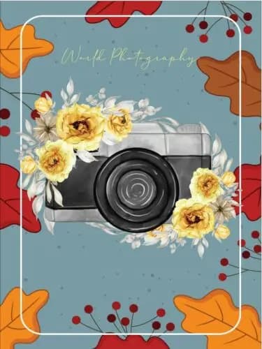 Metal plaque vintage retro style World Photography Camera Classic tin door sign sign