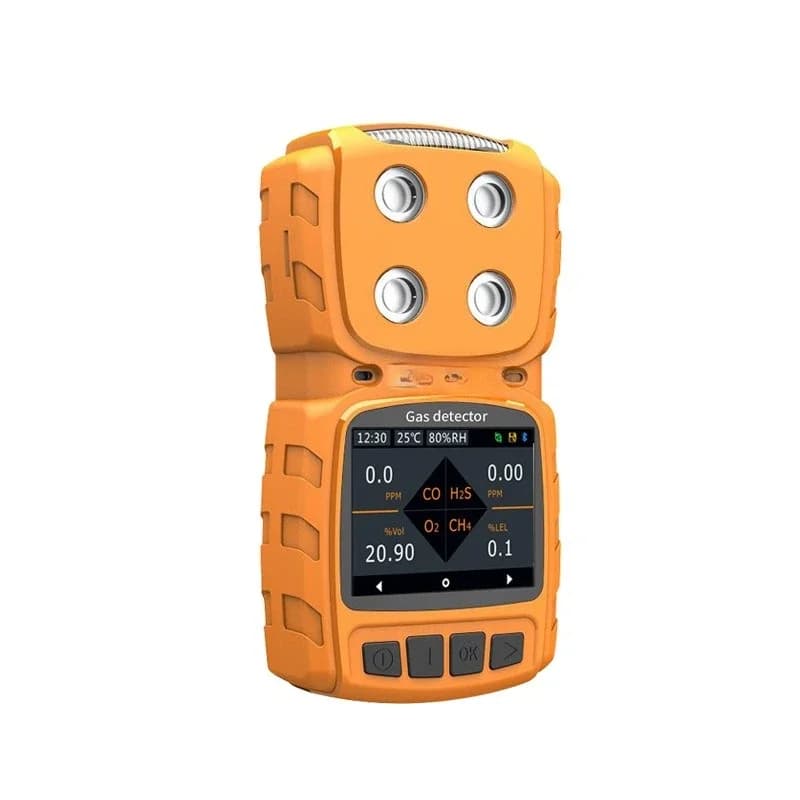 Analizzatore portatile di ossigeno idrogeno solforato, gas combustibile, allarme monossido di carbonio, rilevatore quattro in uno, antideflagrante