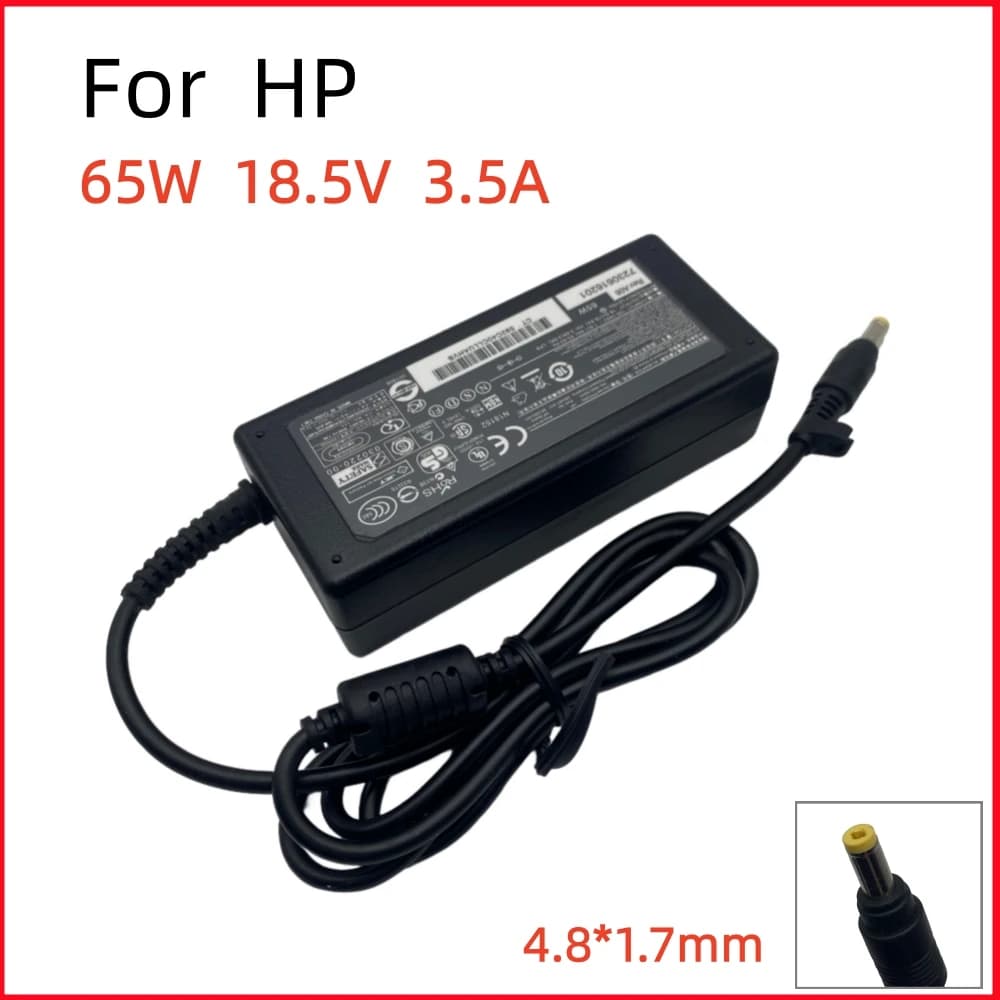 18.5V 3.5A 65W Laptop Adapter Charger For HP Pavilion DV6000 DV8000 DV2000 DV9000 DV1000 DV6500 Compaq Presario C300 C500 C700