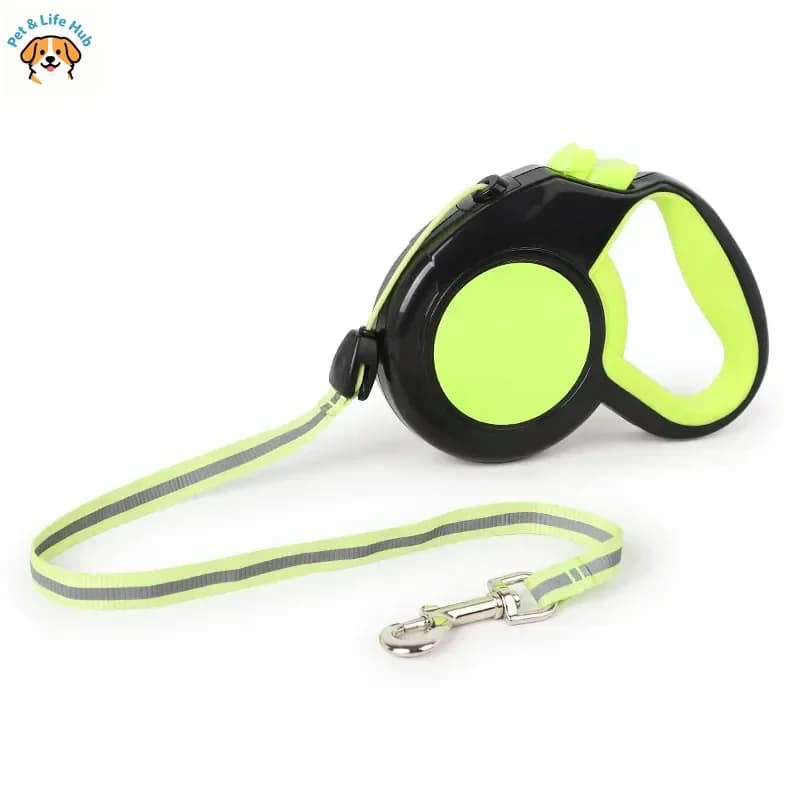 Guinzaglio Retrattile Riflettente per Cani 3M/5M/8M, Corda di Trazione Automatica per Cani Piccoli e Teddy