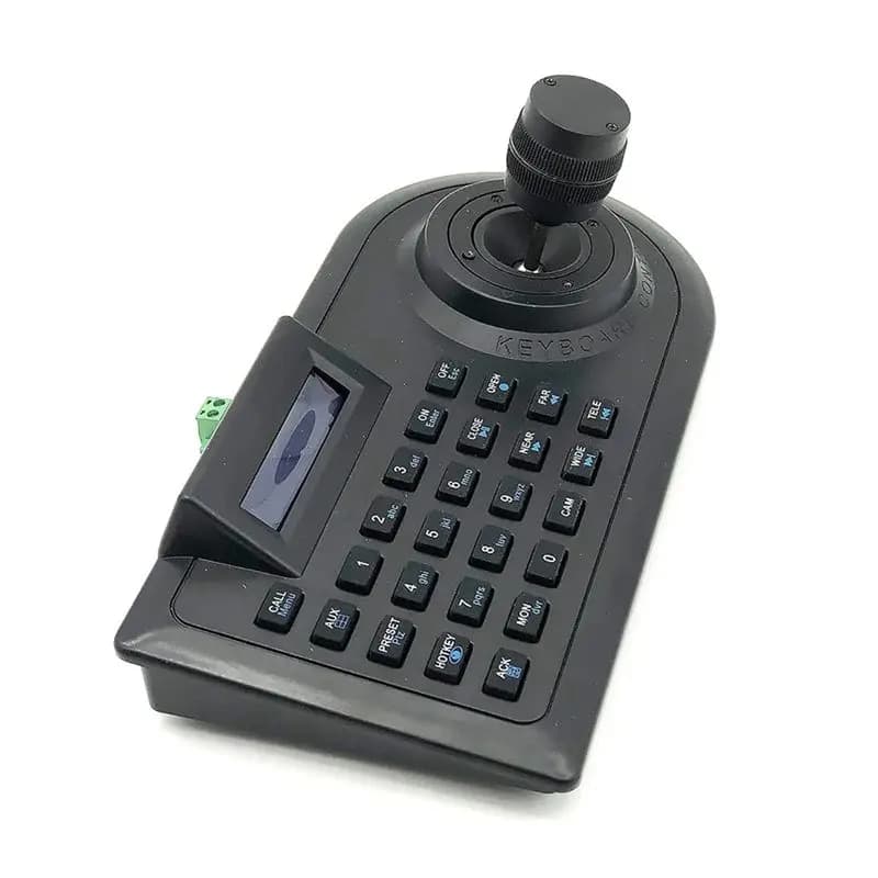 Joystick a 3 Assi A01E-3D, Tastiera di Controllo CCTV per Telecamere di Sicurezza AHD PTZ, Decoder DVR NVR Pelco RS485