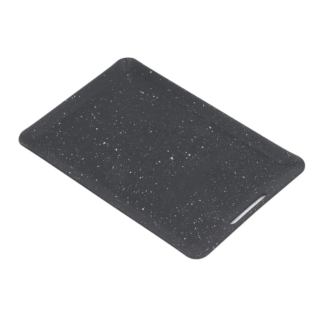 Iron Maifan Stone Frying Pan Black Non Stick Coating Mini Grill Pan Rectangular Shape Quick Heating Grill Plate