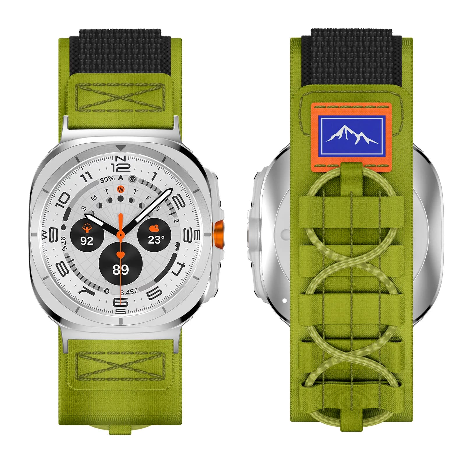Cinturino in Nylon per Samsung Galaxy Watch cinturino Ultra Loop ultra 47mm bracciale sportivo per SAMSUNG GALAXY ULTRA 47MM uomo senza spazi vuoti Correa
