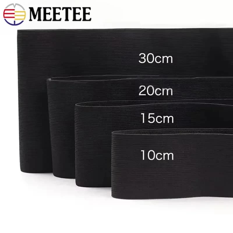 Nastro Elastico Extra Largo Meetee 7-40cm, Fascia Elastica Morbida per Cucito, Cintura, Accessori per Abbigliamento Fai-da-Te