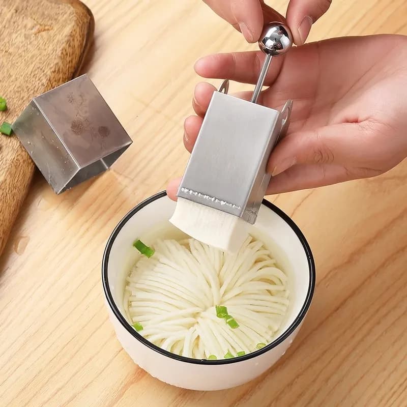304 Stainless Steel Chrysanthemum Tofu Knife Kitchen Dish Decoration Thread Cutting Knife Hotel Creative Cuisine Tool