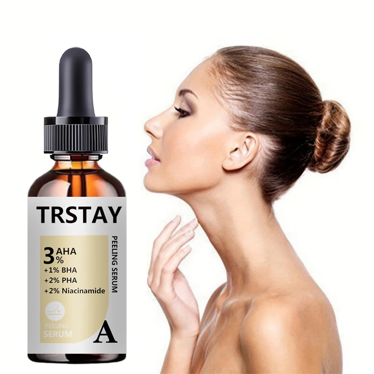 AHA Peeling Serum salicylic acid Face Essence Shrink pori removal of acne treatment asdone Melasma Whitening facial skin care