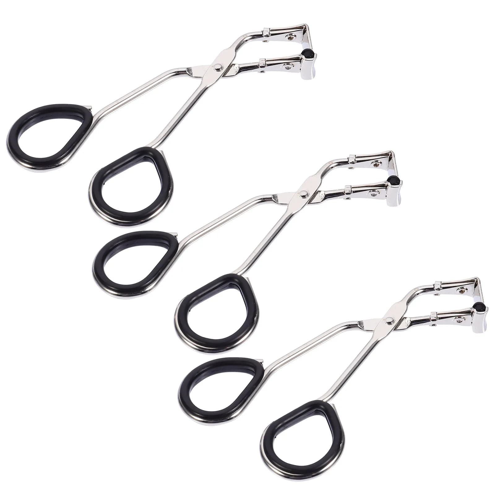 Set of 3 Piegaciglia Light Curtains in Silicone, Travel Makeup Tool, Gift, Easy to Use, Clips to Grip Eyelashes