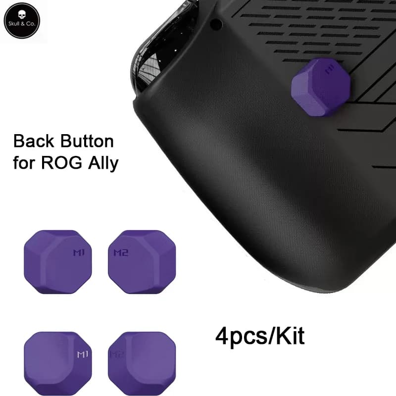Skull & Co. Set di Miglioramento Pulsanti Posteriori per ROG Ally, Kit di Protezione Pulsanti per ROG Ally