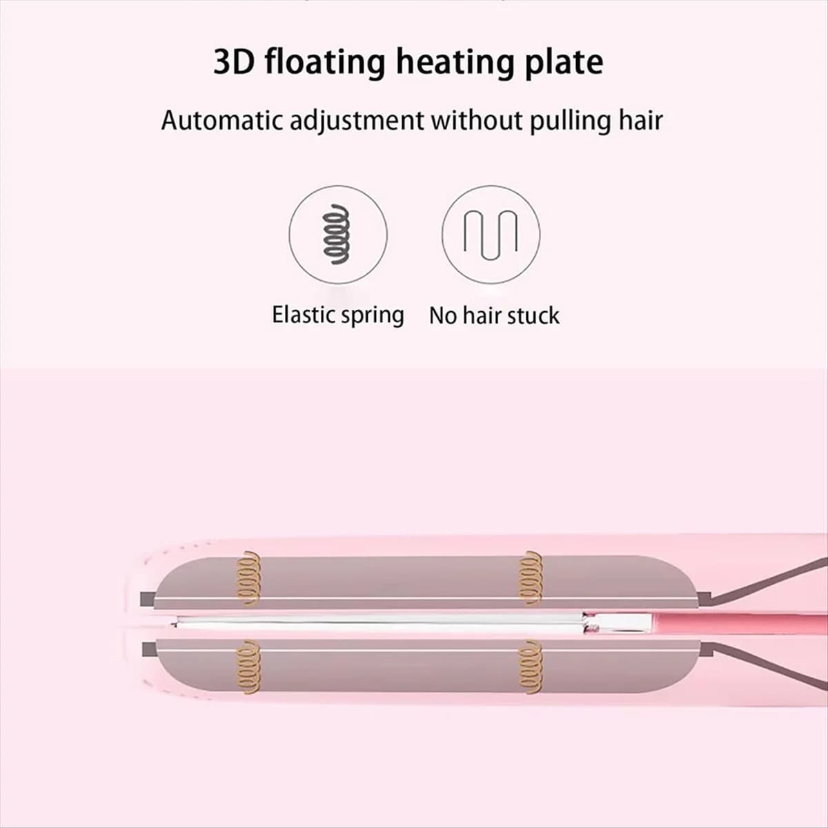 AA96 Hairplate and curler 2 in 1 Mini design for short hair curlers Mini iron double-purpose hairpin