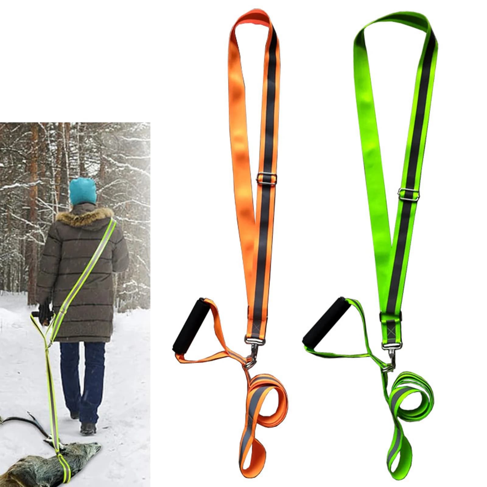 Drag & Sprinkle Sprinkle Resistant to wear with handle Multi-functional hunting strap for deer Hunting equipment Spool