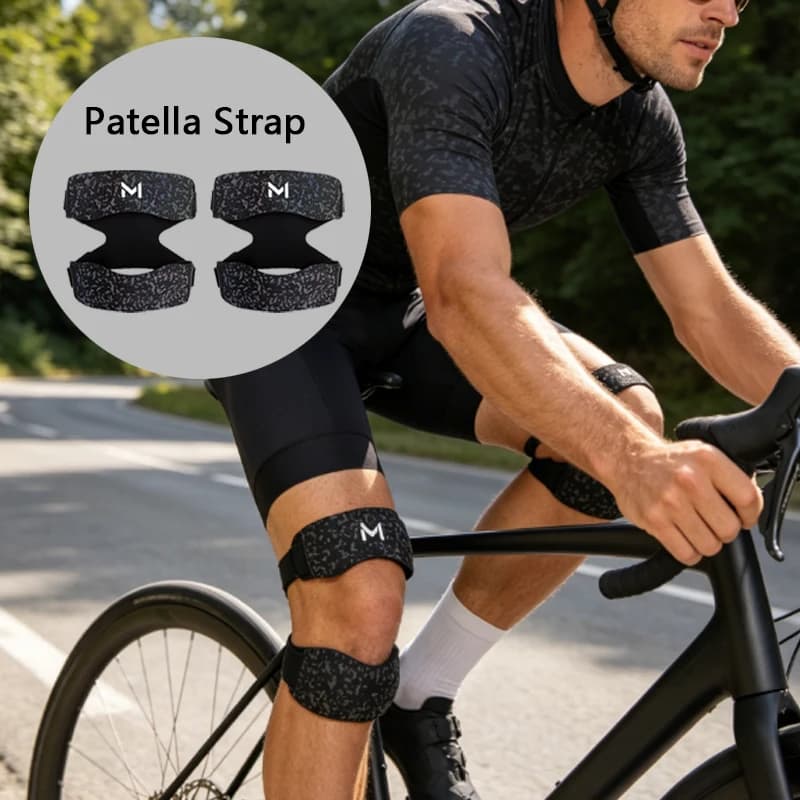 1 Pezzo Fascia di Supporto Regolabile per Tendine Rotulee, Ginocchiera per Uomini e Donne, Stabilizzatore Antidolorifico per Corsa, Basket, Tendinite