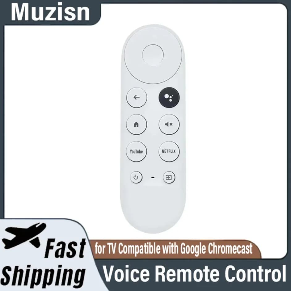 G9N9N Sostituzione telecomando vocale per Google Chromecast 4K Snow Smart TV Streaming Stick G9N9N compatibile con tutti i modelli
