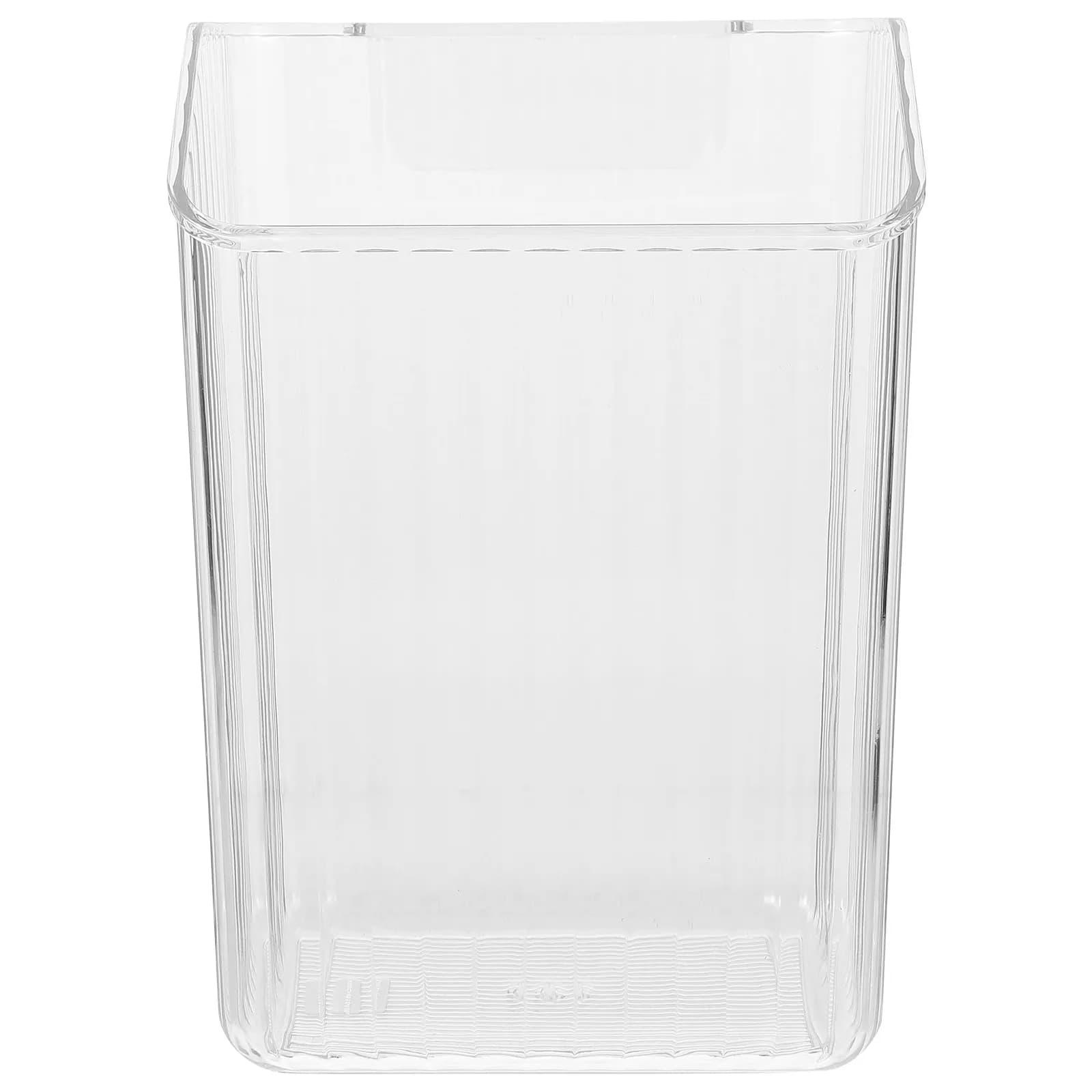 Cestino per Rifiuti da Appendere, Contenitore Trasparente in Plastica per Spazzatura, Montaggio su Porta dell'Armadio, Salvaspazio, per Cucina e Carta