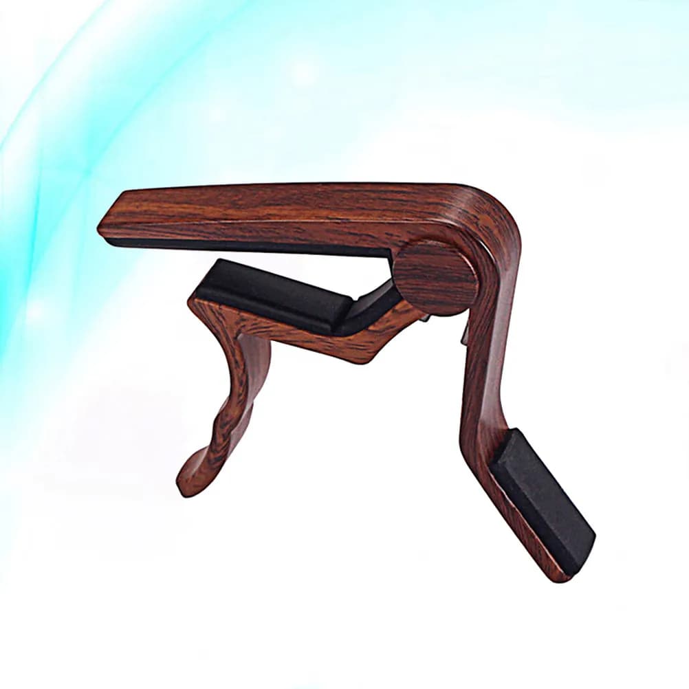 Capotasto in Lega di Alluminio per Chitarra Acustica, Elettrica, Ukulele, Banjo, Mandolino, Violino, Classica, Folk, Basso - Sgancio Rapido in Silicone