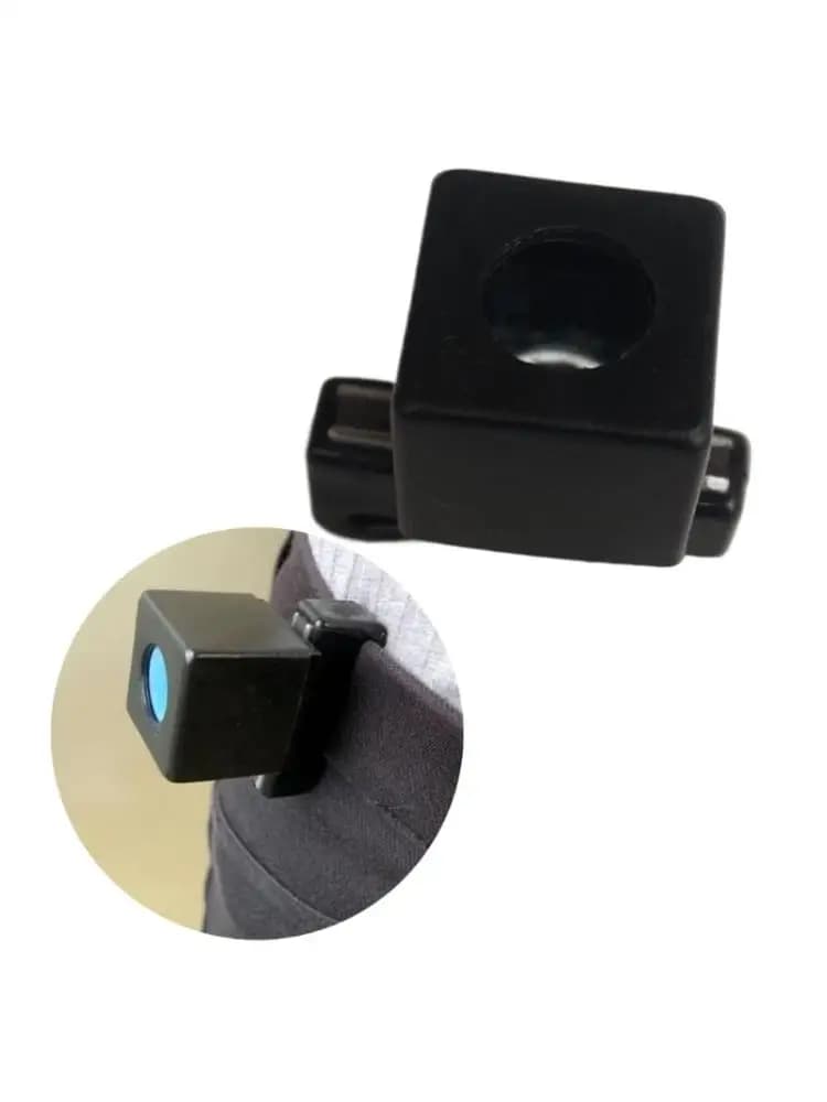Q39E Porta gessetti da biliardo magnetico per stecca da biliardo Porta gessetti da biliardo portatile con clip da cintura per da