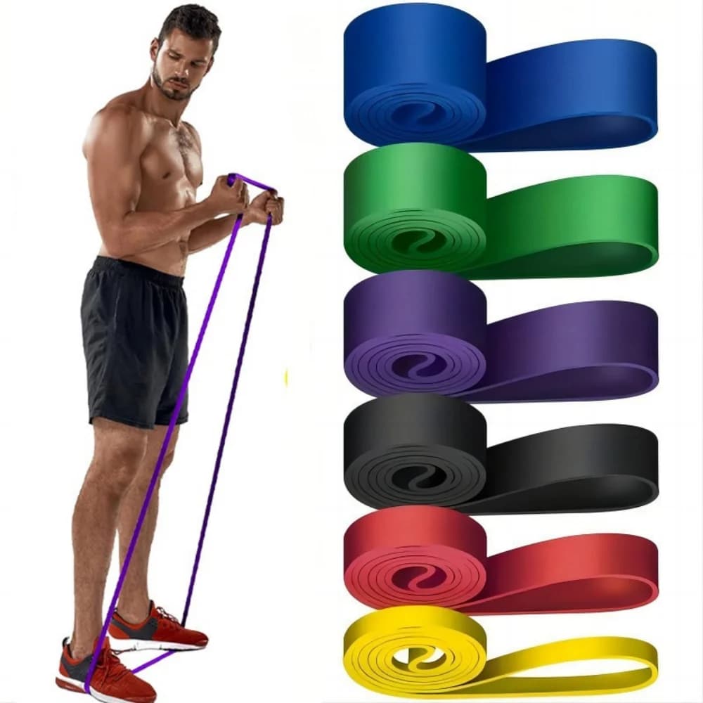 Bande di Resistenza TPE, Elastici per Trazioni, Fasce Elastiche Resistenti per Fitness, Yoga, Crossfit, Allenamento, Attrezzatura per Palestra Domestica