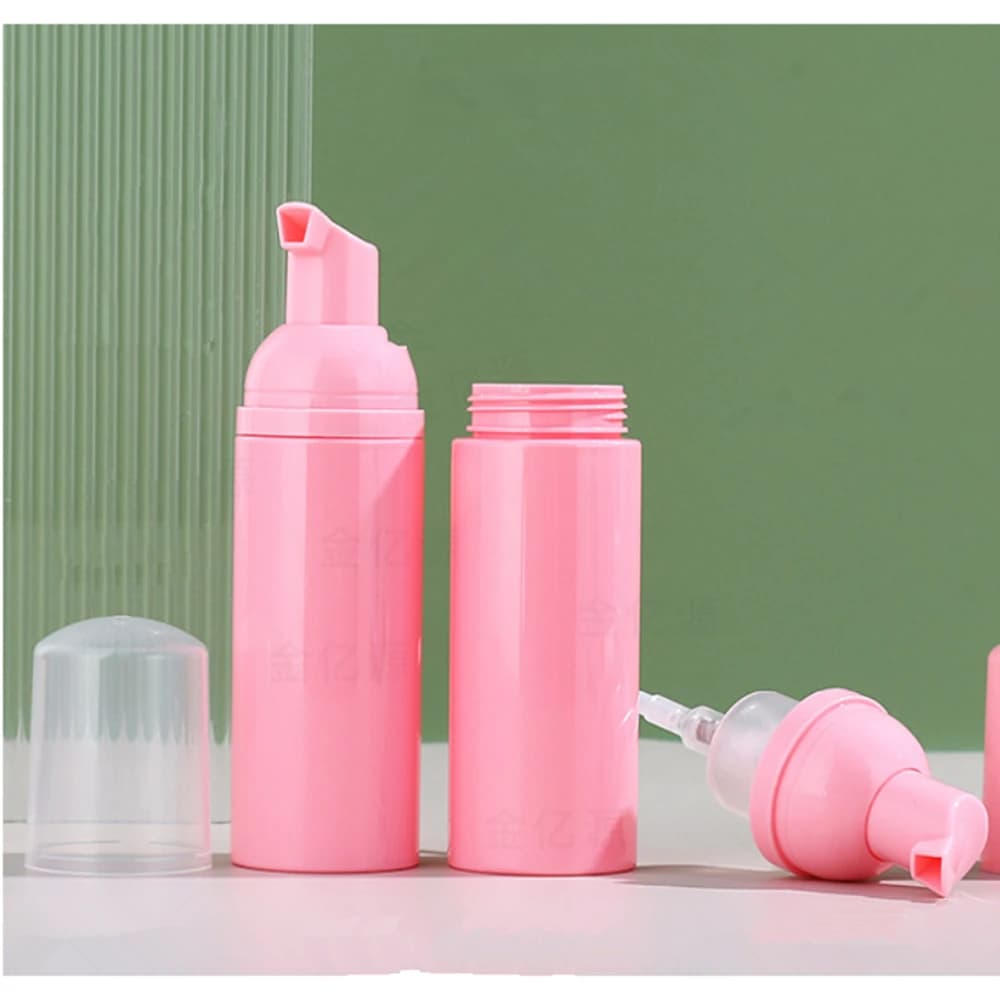 1 confezione da 2 Oz/60ML bottiglia di schiuma vuota ciglia schiuma pompa bottiglia bottiglia cosmetica dispenser di sapone viso ciglia detergente all'ingrosso