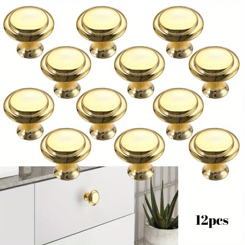 12 pezzi in acciaio inossidabile per porta dell'armadio domestico, cassetto estraibile, maniglia per porta a foro singolo, porta scorrevole, finestra, armadio