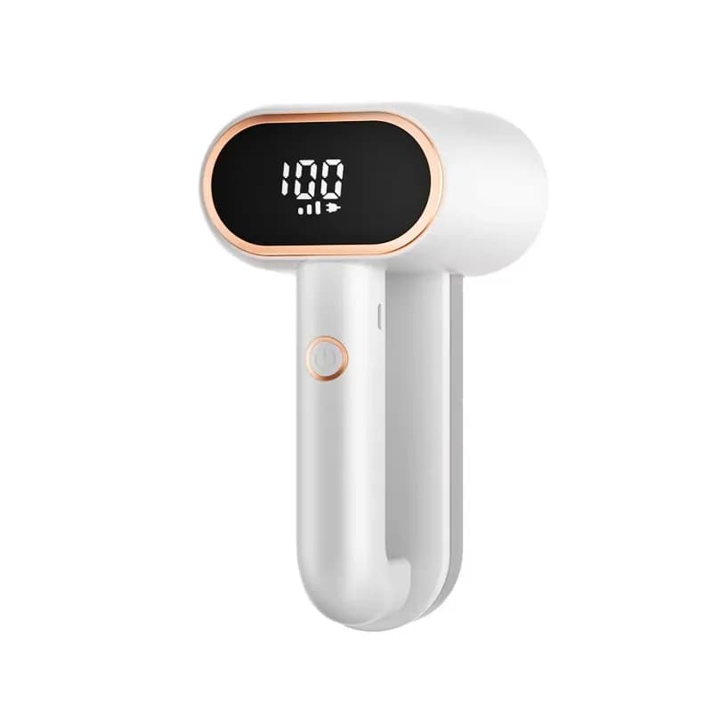 Levapelucchi Elettrico per Vestiti con Doppia Testa, Motore Potente, Display LCD, Ricaricabile, Portatile