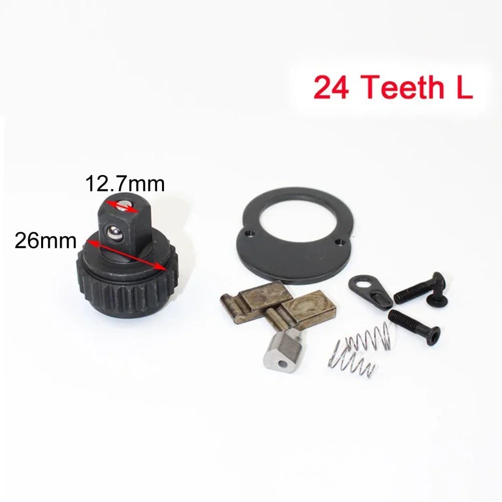 1/4" 3/8" 1/2" 24 Teeth Ratchet Socket Wrench Repair Accessory Spare Part Kit Set Repair Parts Repair Tool Machine Tool