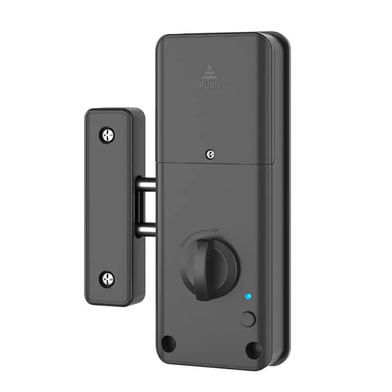 FULL-TTLOCK Serratura Intelligente Invisibile Senza Foratura, Serratura con Scheda IC Senza Chiave, Controllo Remoto Bluetooth, Serratura a Mortasa per Porte in Legno Senza Fori
