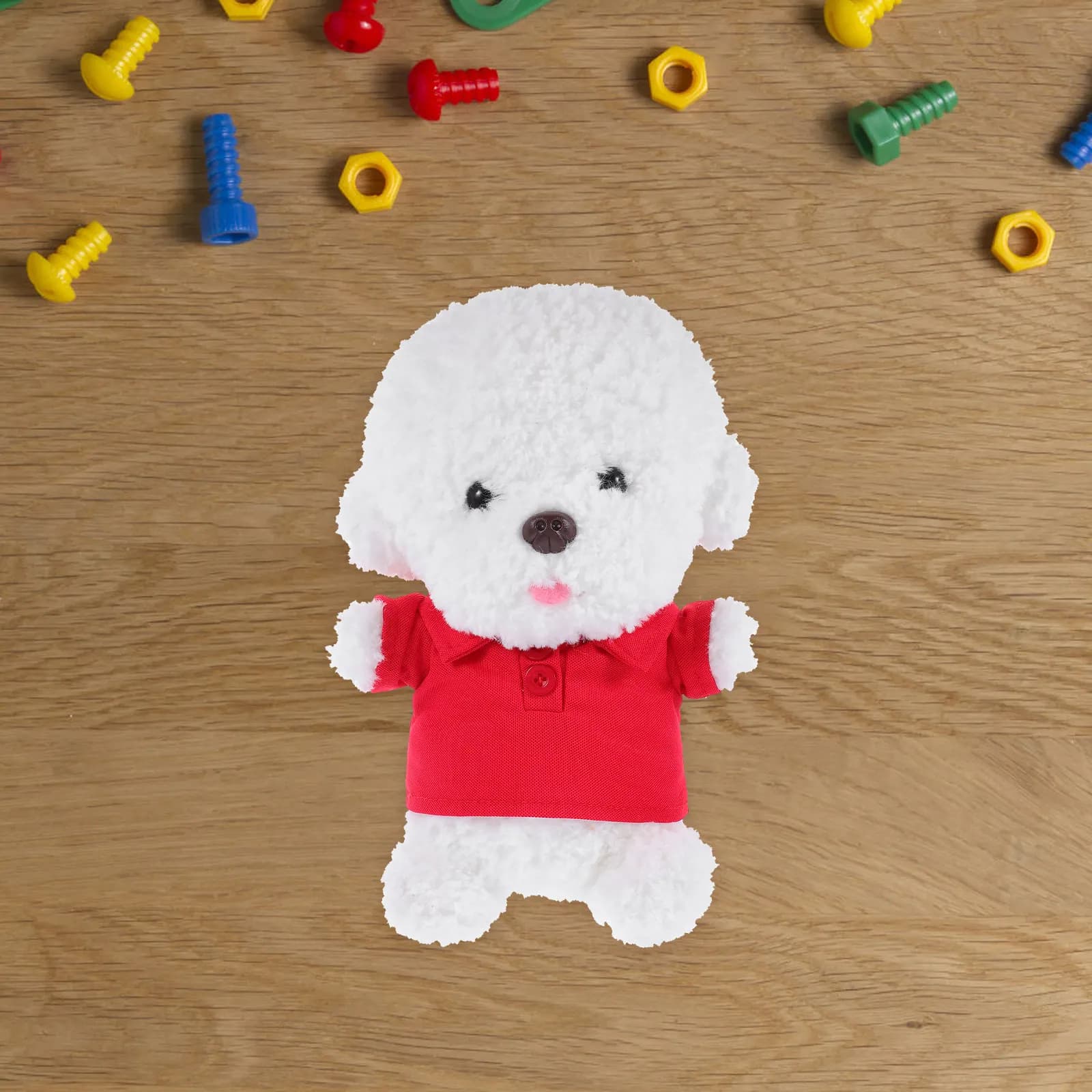 Maglietta Morbida da 30 cm per Orsetti di Peluche, Accessorio di Abbigliamento Mini Cartone Animato Carino, Ricambio alla Moda per il Gioco