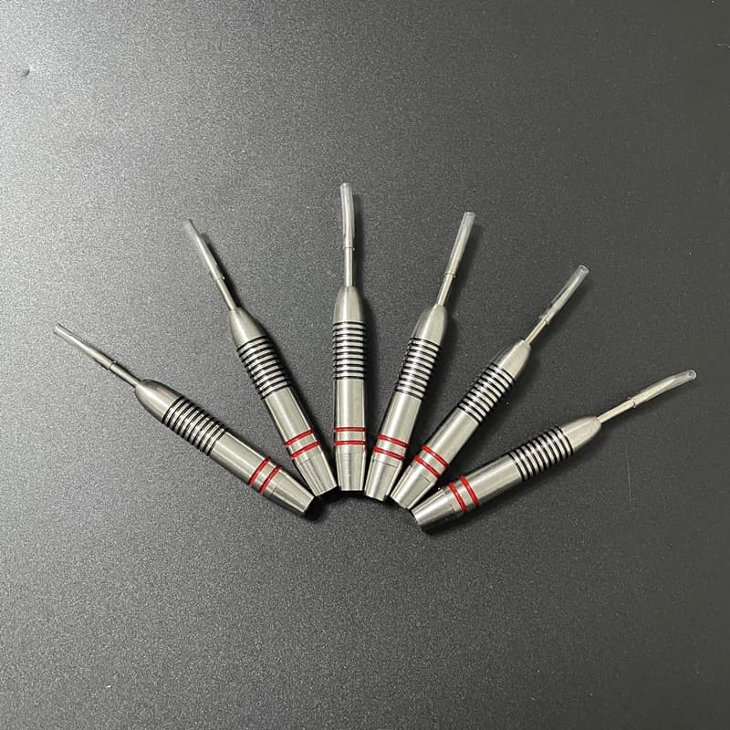 12pcs 22g stainless steel dart needles with engraved patterns Made stainless steel Dart accessories Stainless steel needle tip