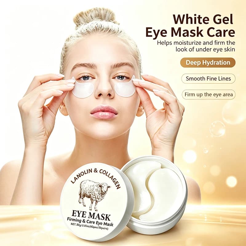 30 Pairs FDUAY Collagen Lanolin Eye Mask, Wonderful Present. Deep Nourishment to Revive Dull Tired Eye Area