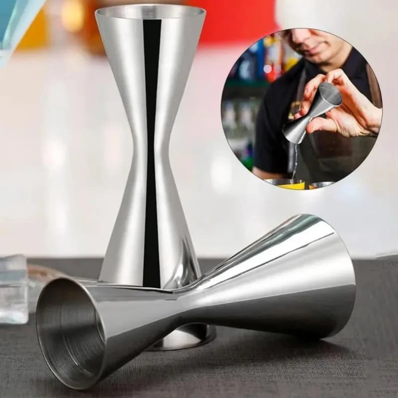 Jigger da cocktail Misura in acciaio inossidabile Tazza a doppia testa Bar Party Wine Cocktail Shaker Jigger per Bar Home Bartender Party
