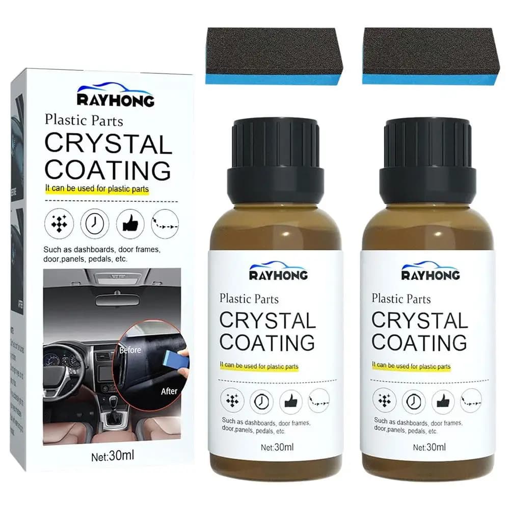 Pasta per ristrutturazione in plastica per autoveicoli Rivestimento in ceramica Protezione UV Repellente per pioggia Restauratore di finiture per pedali dei pannelli delle porte del cruscotto